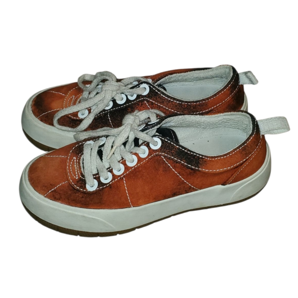 Zara Bleach Dyed Platform Sneakers 37